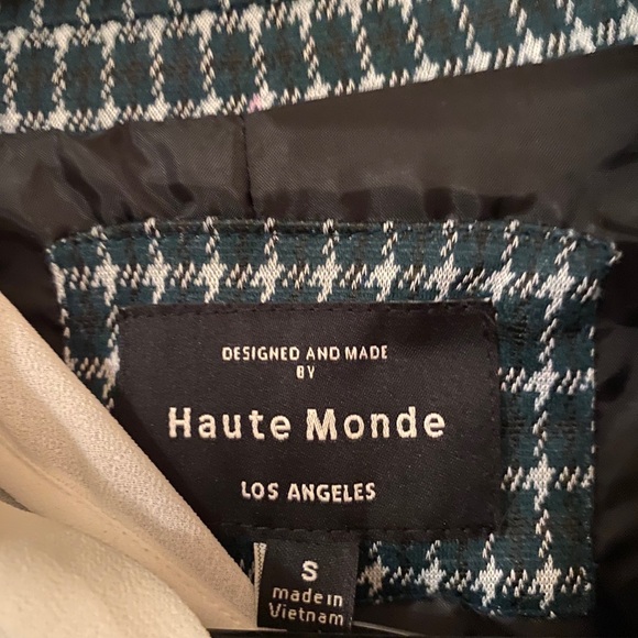 3/$40 💖Haute Monde Houndstooth Blazer - Picture 3 of 3